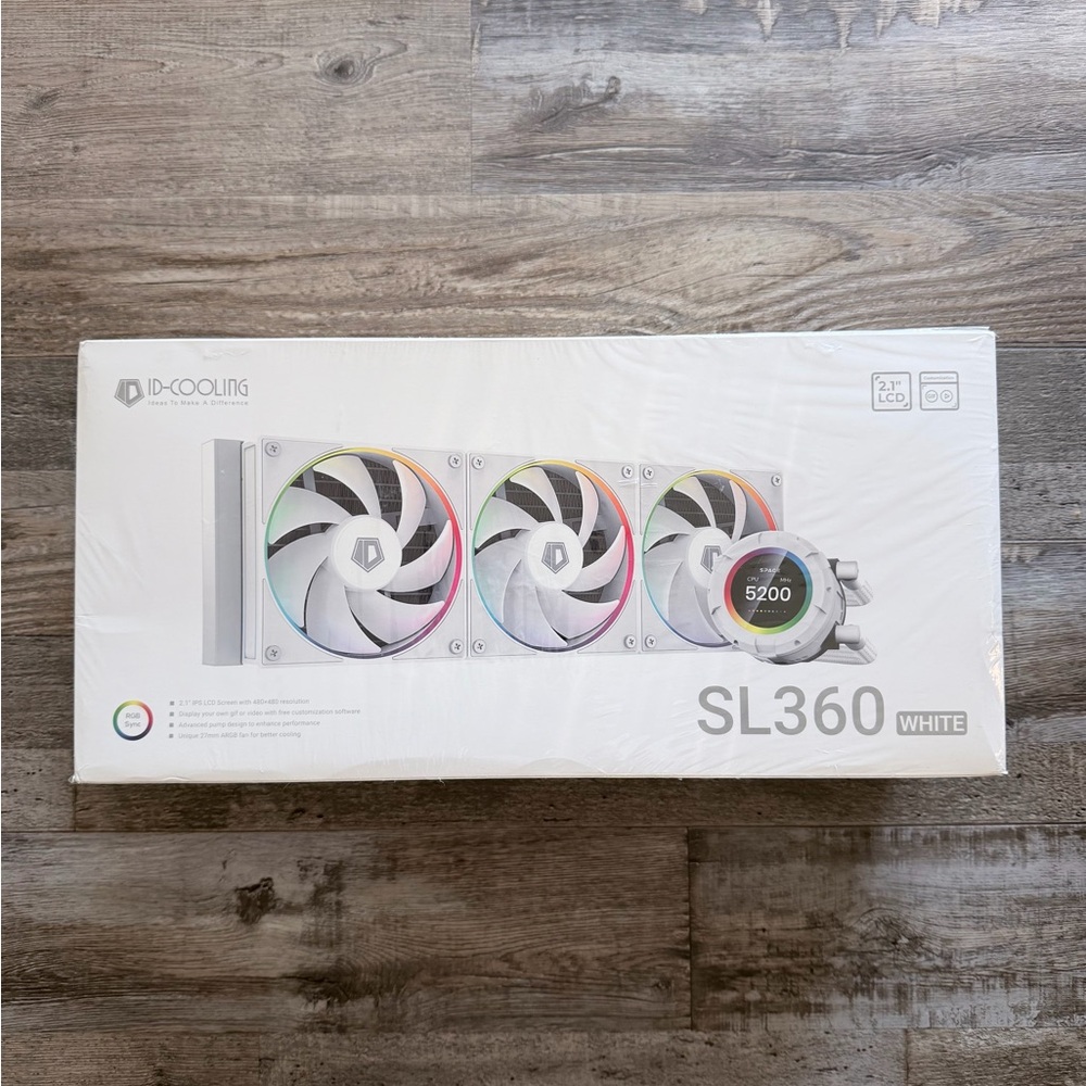 SL360 White 360mm ARGB Liquid CPU Cooler